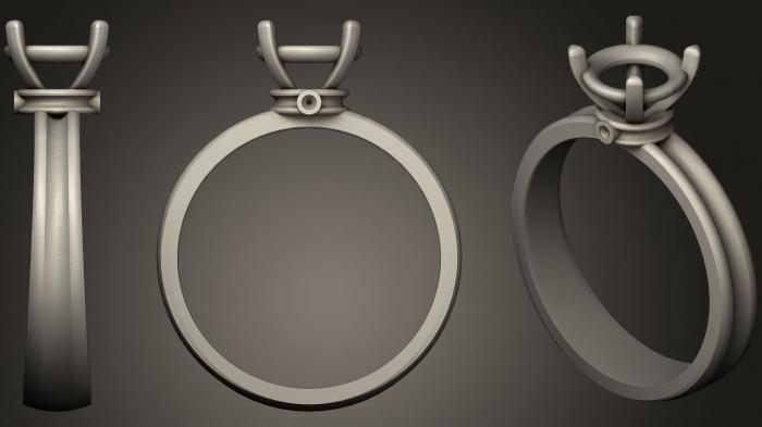 نموذج ثلاثي الأبعاد لآلة CNC خواتم مجوهرات جوهرة خاتم مجاني